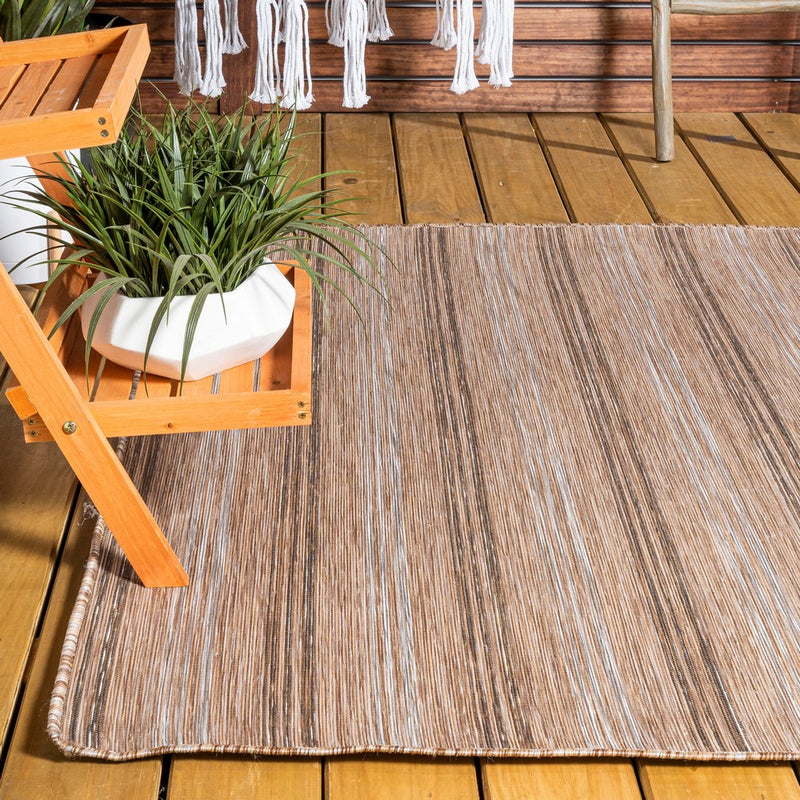 Bo Modern Farmhouse Wide Stripe Area Rug