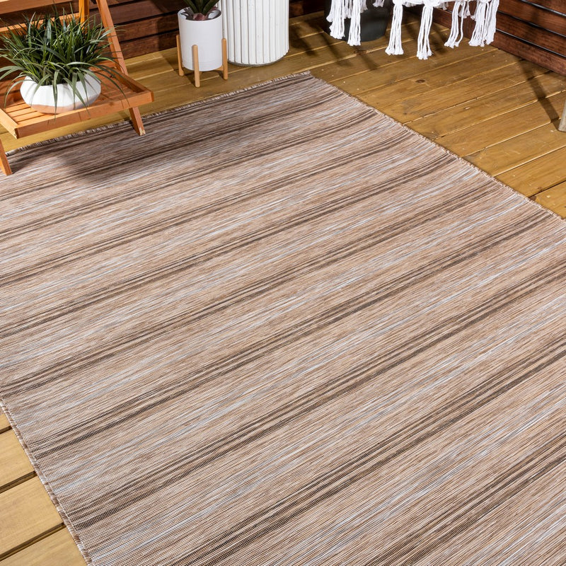 Bo Modern Farmhouse Wide Stripe Area Rug