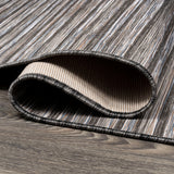 Finn Modern Farmhouse Pinstripe  Area Rug