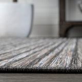 Finn Modern Farmhouse Pinstripe  Area Rug