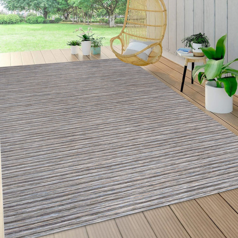 Finn Modern Farmhouse Pinstripe  Area Rug