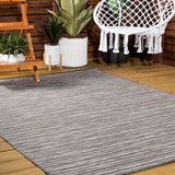 Finn Modern Farmhouse Pinstripe  Area Rug