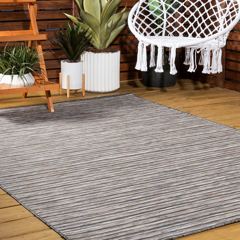 Finn Modern Farmhouse Pinstripe  Area Rug