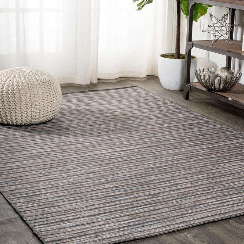 Finn Modern Farmhouse Pinstripe  Area Rug