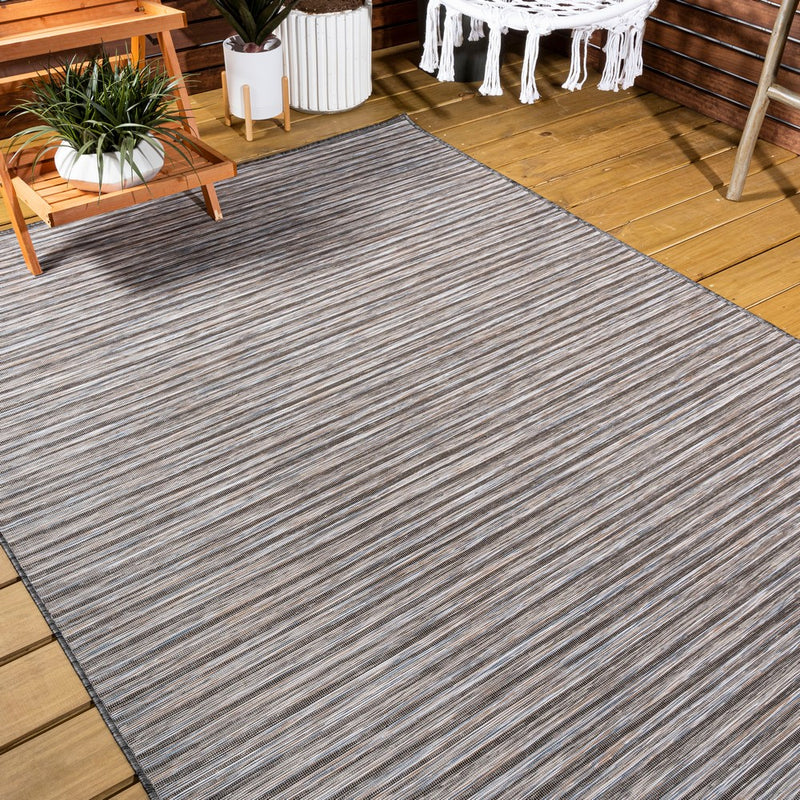 Finn Modern Farmhouse Pinstripe  Area Rug