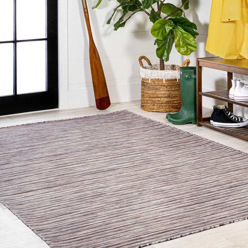 Finn Modern Farmhouse Pinstripe  Area Rug