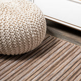 Finn Modern Farmhouse Pinstripe  Area Rug