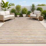 Finn Modern Farmhouse Pinstripe  Area Rug