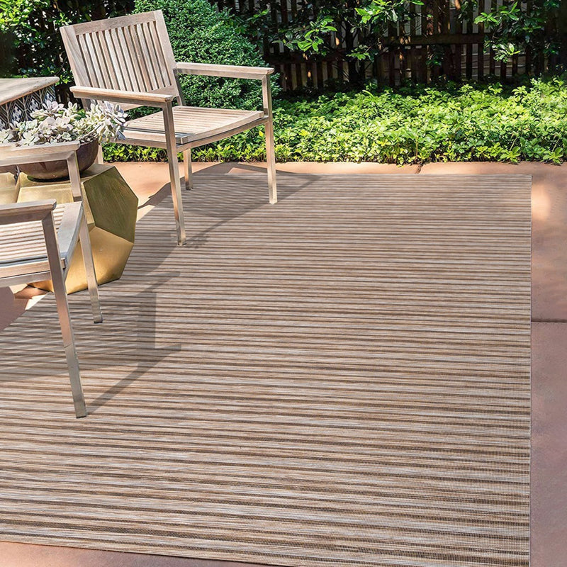 Finn Modern Farmhouse Pinstripe  Area Rug