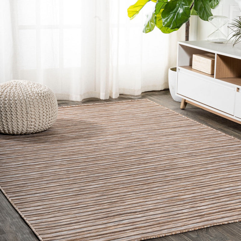 Finn Modern Farmhouse Pinstripe  Area Rug