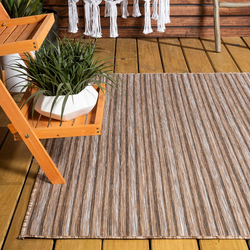 Finn Modern Farmhouse Pinstripe  Area Rug