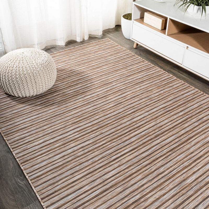 Finn Modern Farmhouse Pinstripe  Area Rug