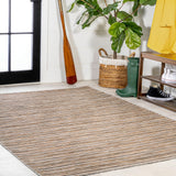 Finn Modern Farmhouse Pinstripe  Area Rug