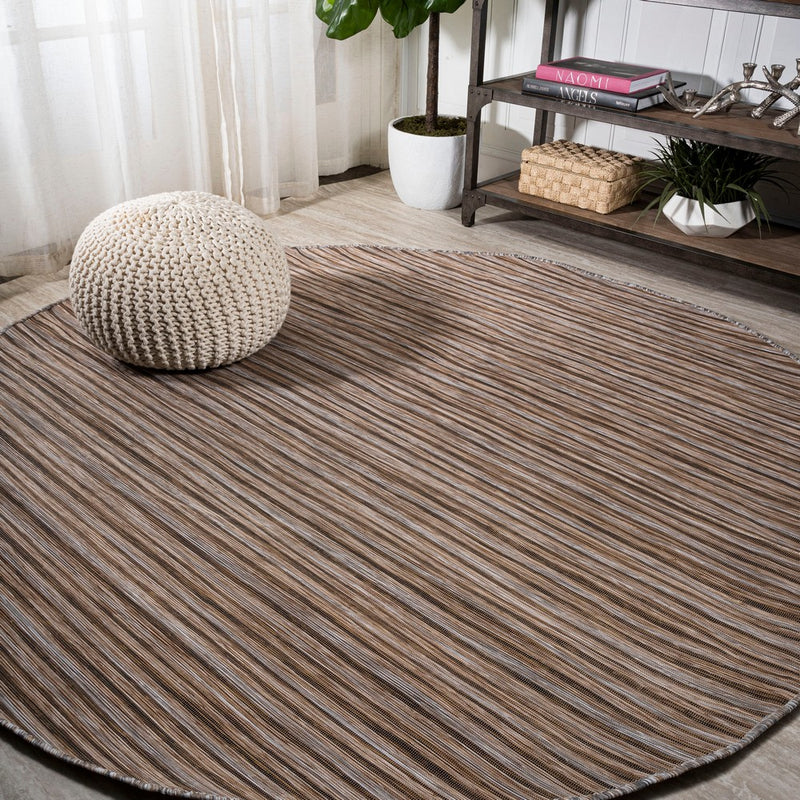 Finn Modern Farmhouse Pinstripe  Area Rug
