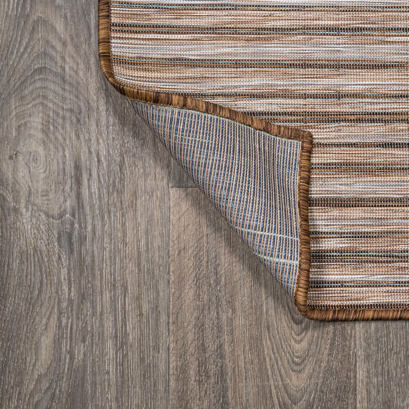 Finn-2 Modern Farmhouse Pinstripe  Area Rug