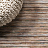 Finn-2 Modern Farmhouse Pinstripe  Area Rug