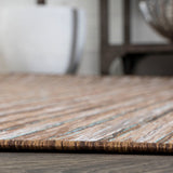 Finn-2 Modern Farmhouse Pinstripe  Area Rug