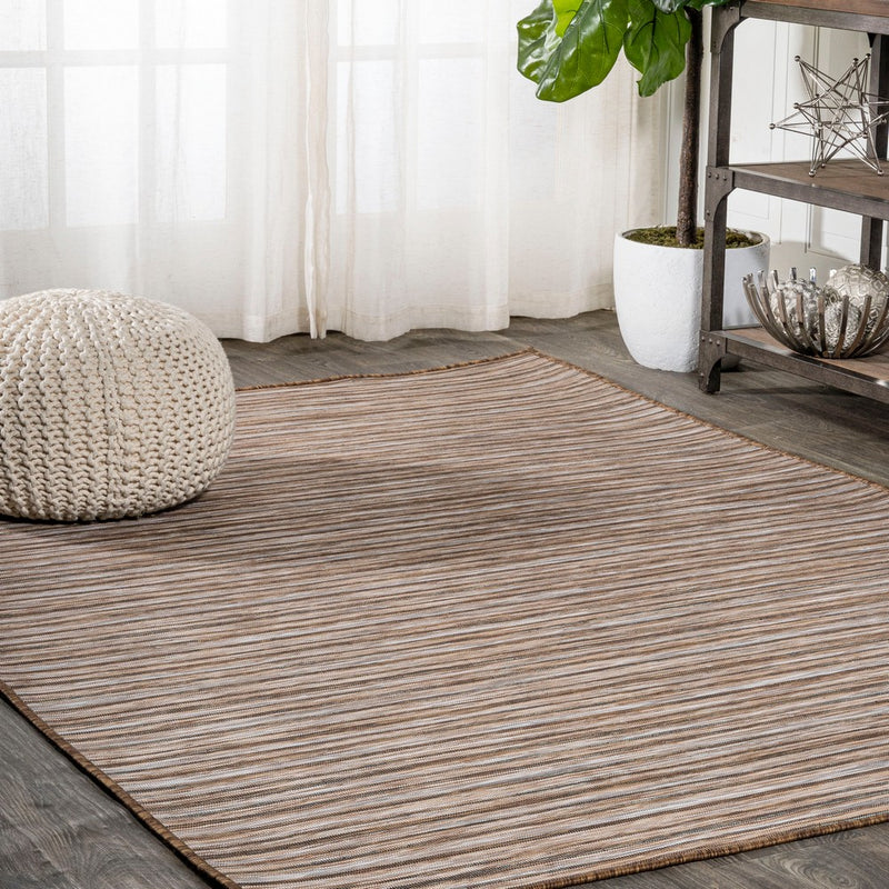 Finn-2 Modern Farmhouse Pinstripe  Area Rug