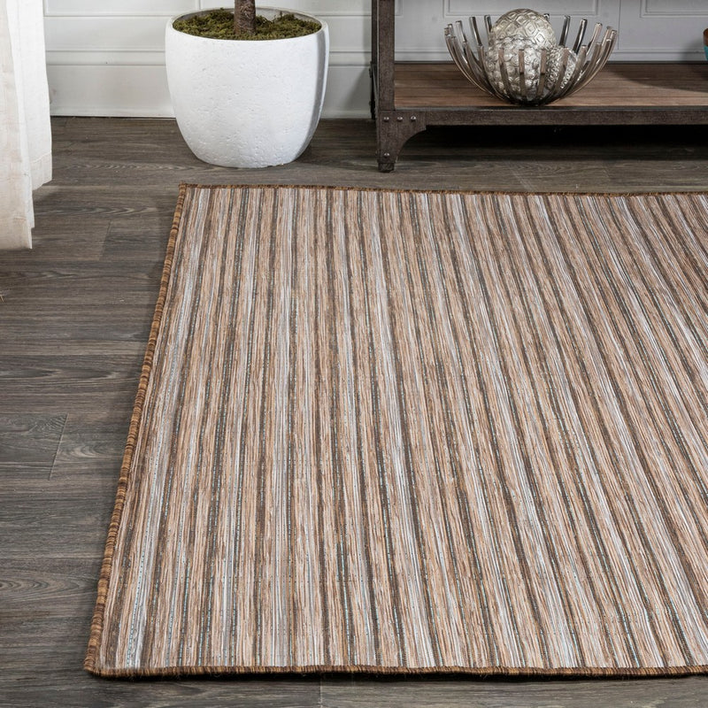 Finn-2 Modern Farmhouse Pinstripe  Area Rug