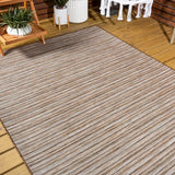 Finn-2 Modern Farmhouse Pinstripe  Area Rug