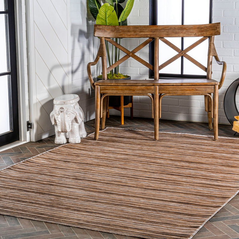 Finn-2 Modern Farmhouse Pinstripe  Area Rug
