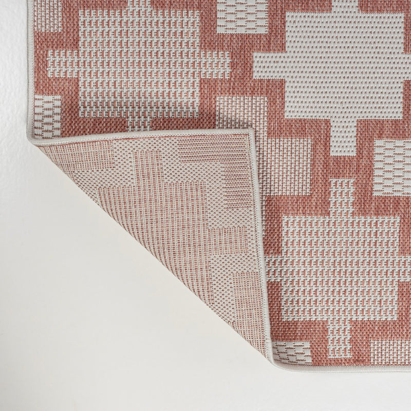 Cyrus Modern Geometric Tile Pattern Indoor/Outdoor Area Rug