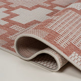 Cyrus Modern Geometric Tile Pattern Indoor/Outdoor Area Rug