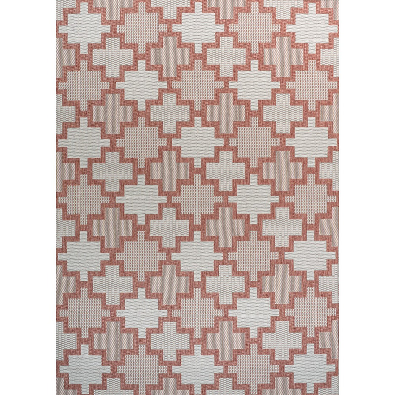 Cyrus Modern Geometric Tile Pattern Indoor/Outdoor Area Rug