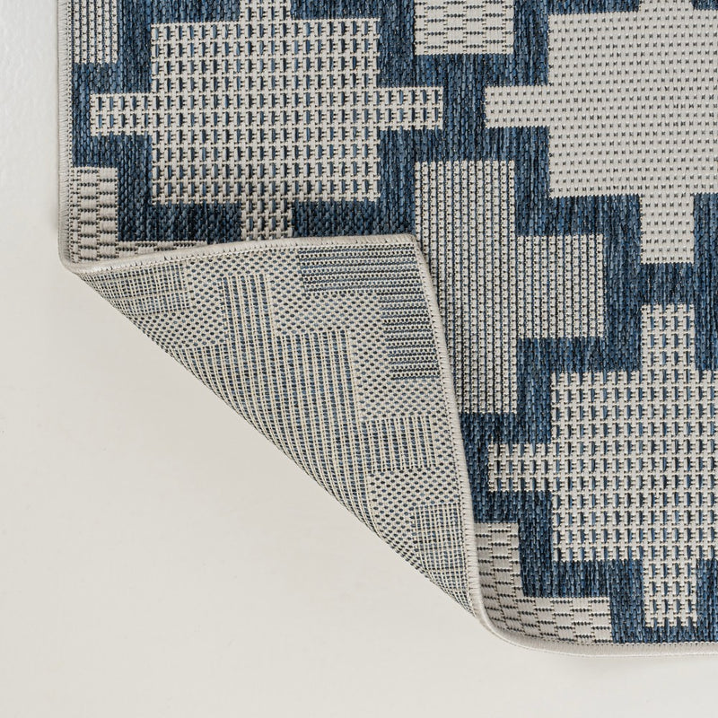 Cyrus Modern Geometric Tile Pattern Indoor/Outdoor Area Rug