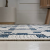 Cyrus Modern Geometric Tile Pattern Indoor/Outdoor Area Rug