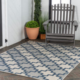 Cyrus Modern Geometric Tile Pattern Indoor/Outdoor Area Rug