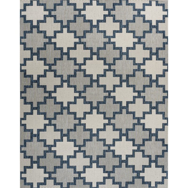 Cyrus Modern Geometric Tile Pattern Indoor/Outdoor Area Rug