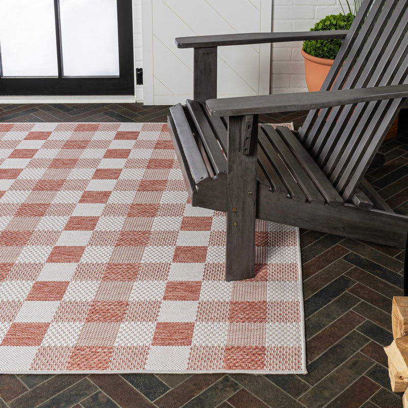 Darcy Traditional Geometric Bold Gingham Area Rug