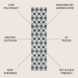 Darcy Traditional Geometric Bold Gingham Area Rug