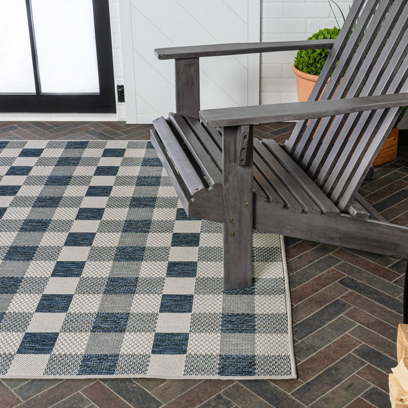 Darcy Traditional Geometric Bold Gingham Area Rug