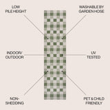 Darcy Traditional Geometric Bold Gingham Area Rug