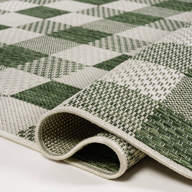 Darcy Traditional Geometric Bold Gingham Area Rug