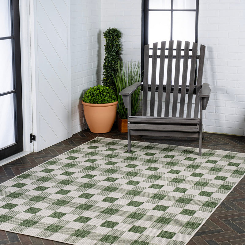 Darcy Traditional Geometric Bold Gingham Area Rug