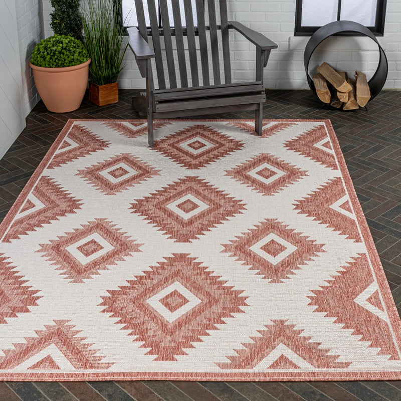 Lior Geometric Moroccan Diamond Area Rug