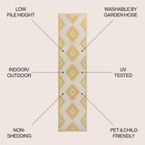 Lior Geometric Moroccan Diamond Area Rug
