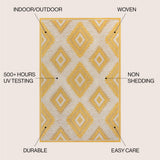 Lior Geometric Moroccan Diamond Area Rug
