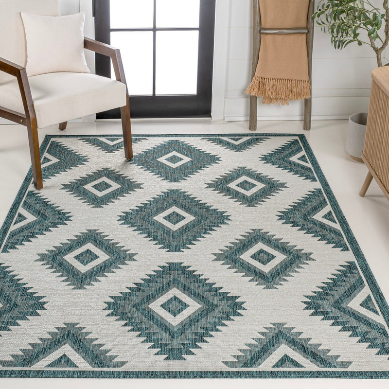 Lior Geometric Moroccan Diamond Area Rug