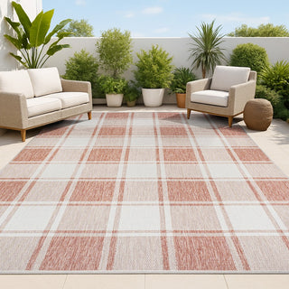 Sabine Traditional Farmhouse Bold Gingham Area Rug
