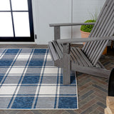 Sabine Traditional Farmhouse Bold Gingham Area Rug