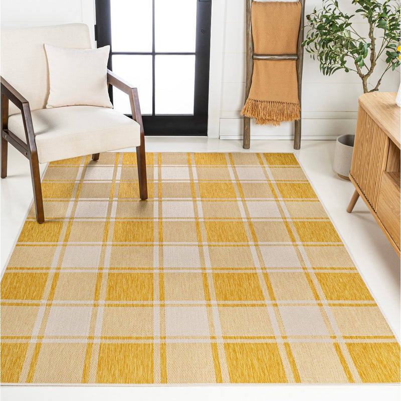 Sabine Traditional Farmhouse Bold Gingham Area Rug