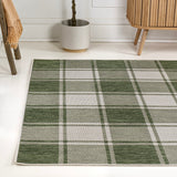 Sabine Traditional Farmhouse Bold Gingham Area Rug