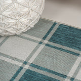 Sabine Traditional Farmhouse Bold Gingham Area Rug