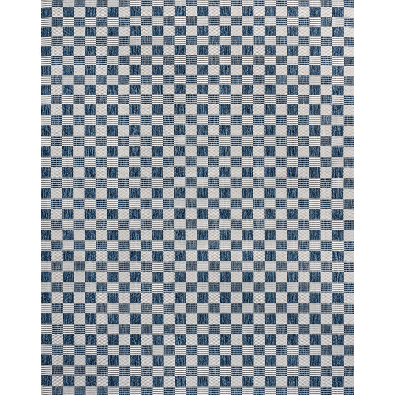 Aimee Traditional Cottage Checkerboard Indoor/Outdoor Area Rug