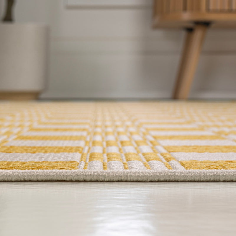 Aimee Traditional Cottage Checkerboard Indoor/Outdoor Area Rug