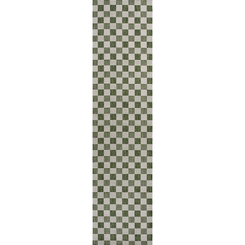 Aimee Traditional Cottage Checkerboard Indoor/Outdoor Area Rug